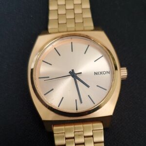 Nixon Gold Time Teller Watch